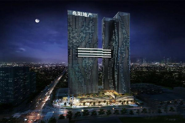 【高层】佛山兆阳大厦项目采用麻豆精品久久久久久久99蜜桃波纹补偿器